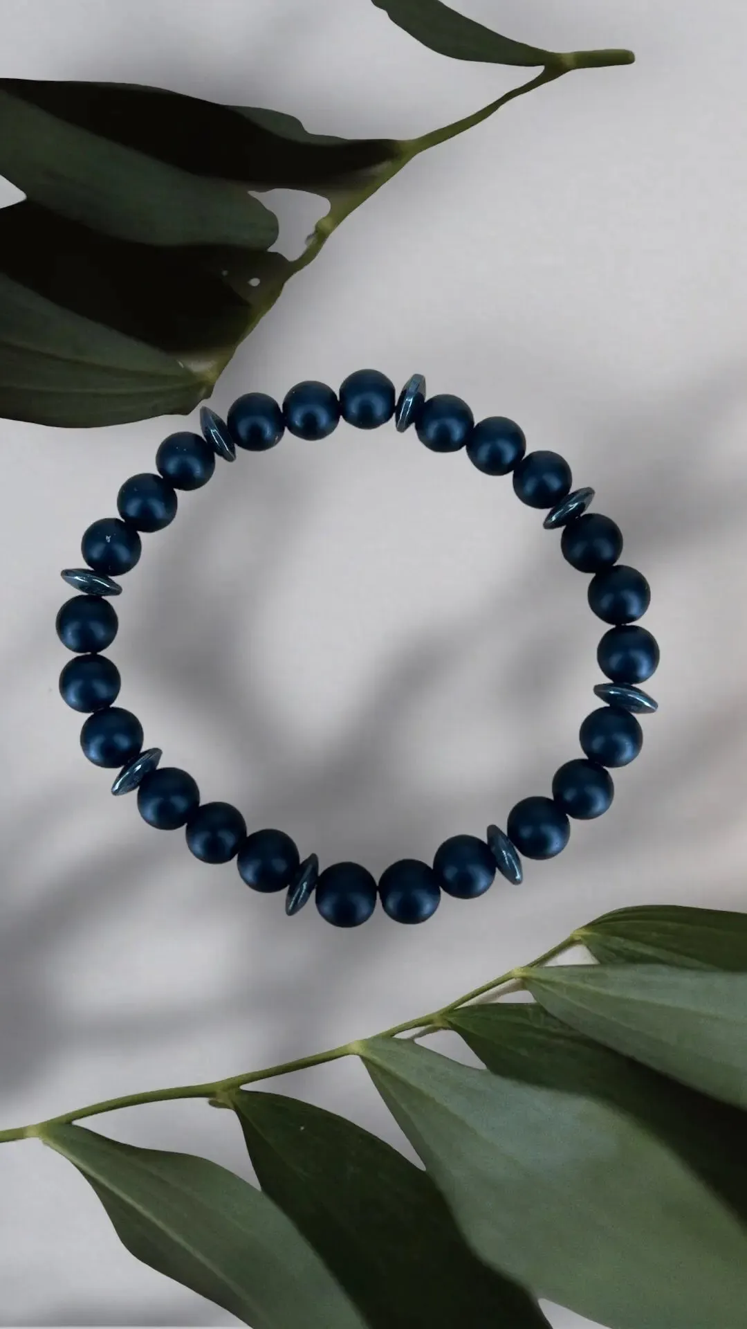 Onyx Matt natural stone Handmade Bracelet