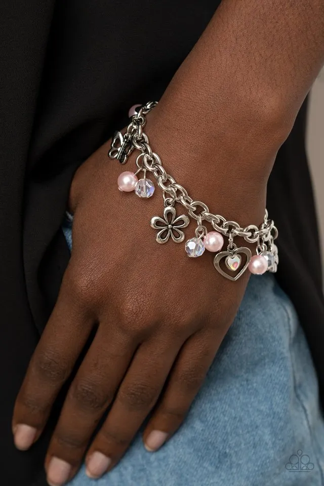 Paparazzi Bracelet ~ Retreat into Romance - Pink