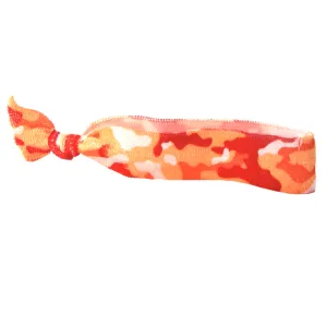 Peach Camo Hair Tie