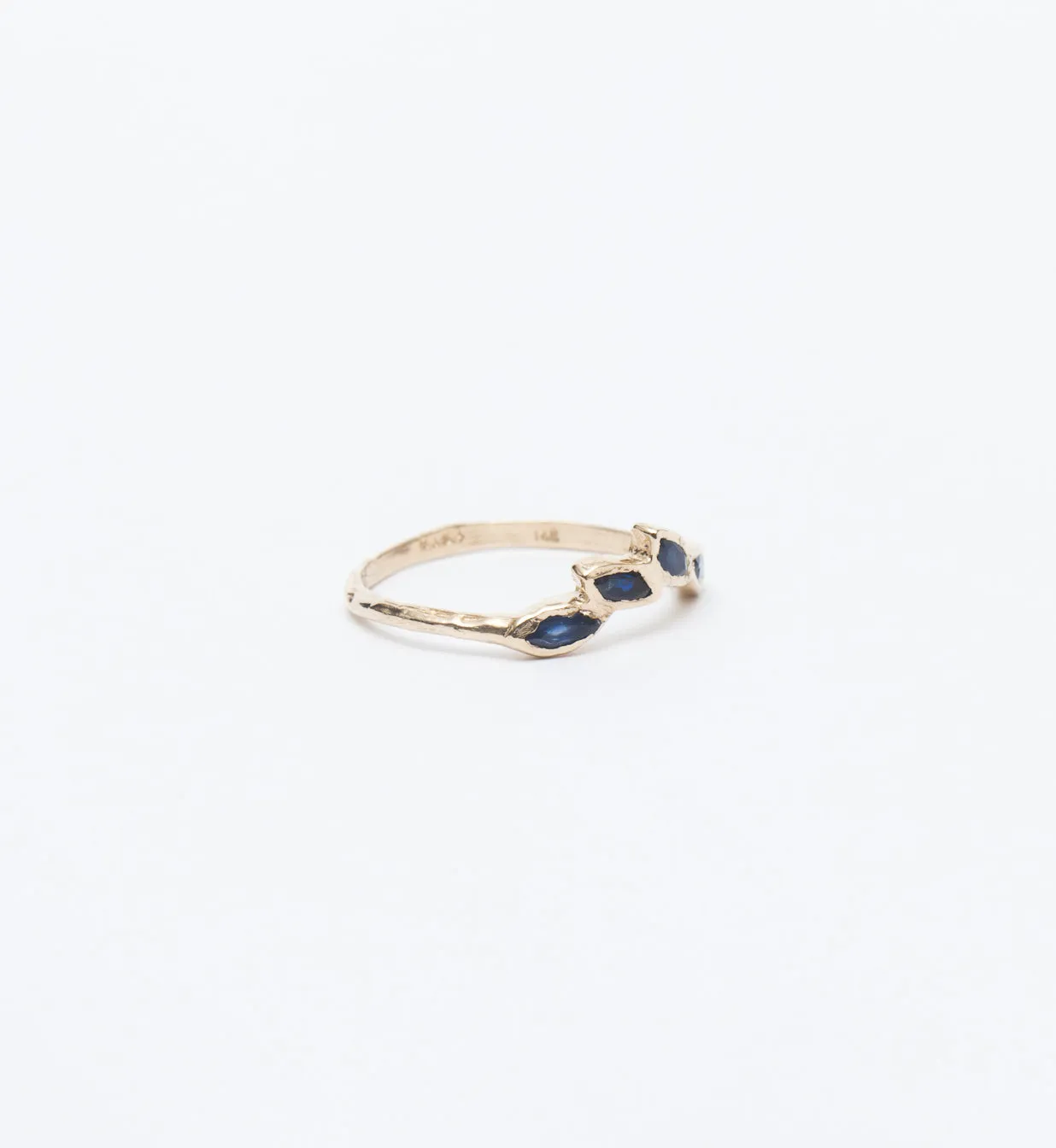 Petal Sapphire Ring