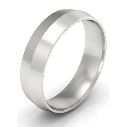 Plain Knife Edge Ring for Women 5mm