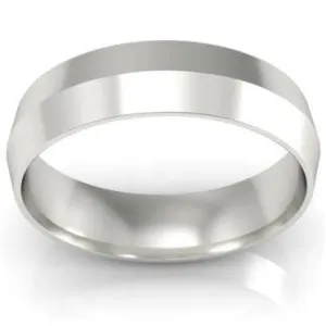 Plain Knife Edge Ring for Women 5mm