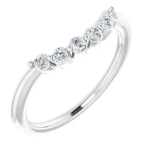 Platinum Accented Matching Band Mounting