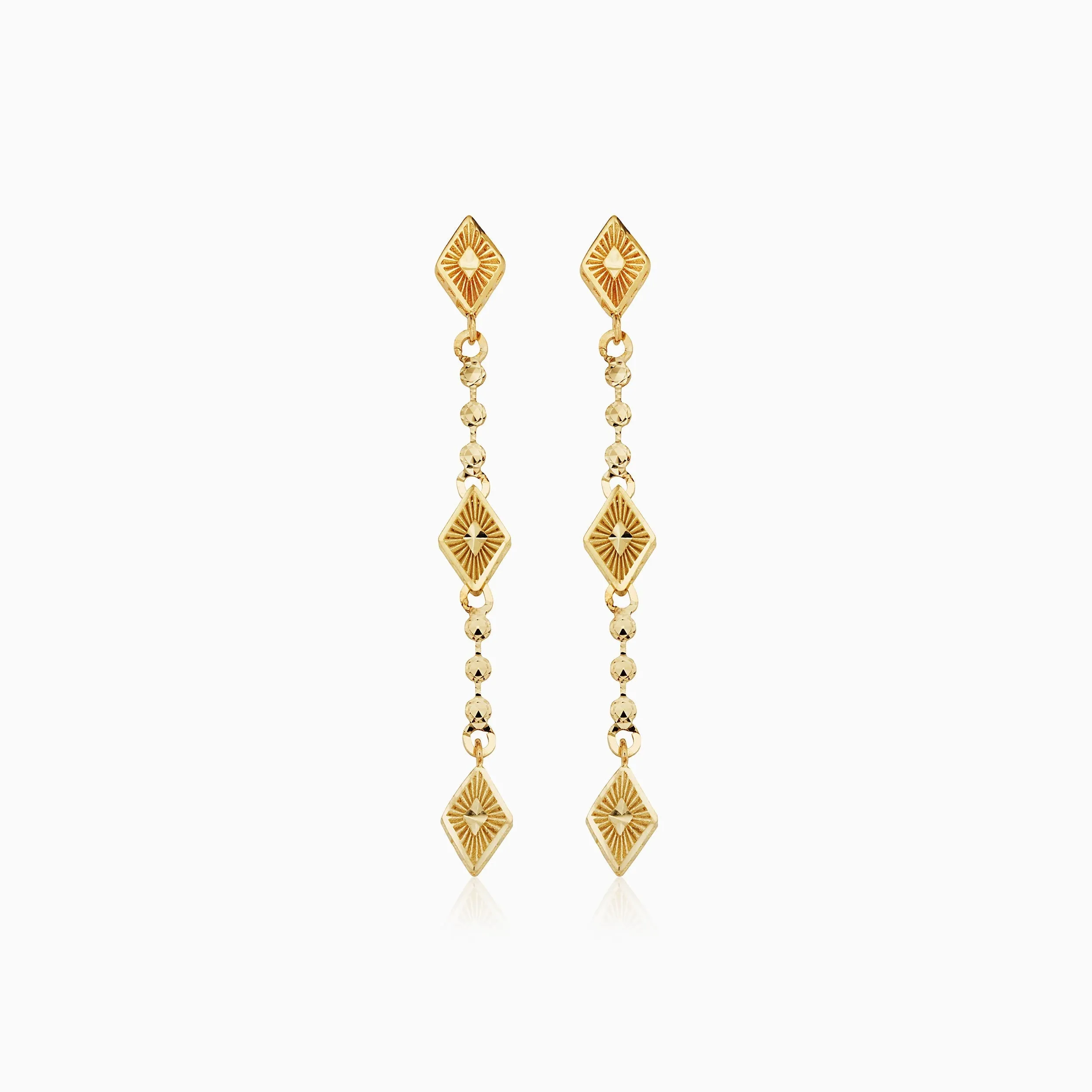 Roma Diamond Drop Earrings