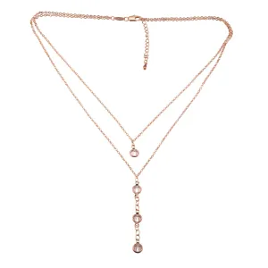 Rose Gold cable link necklaces