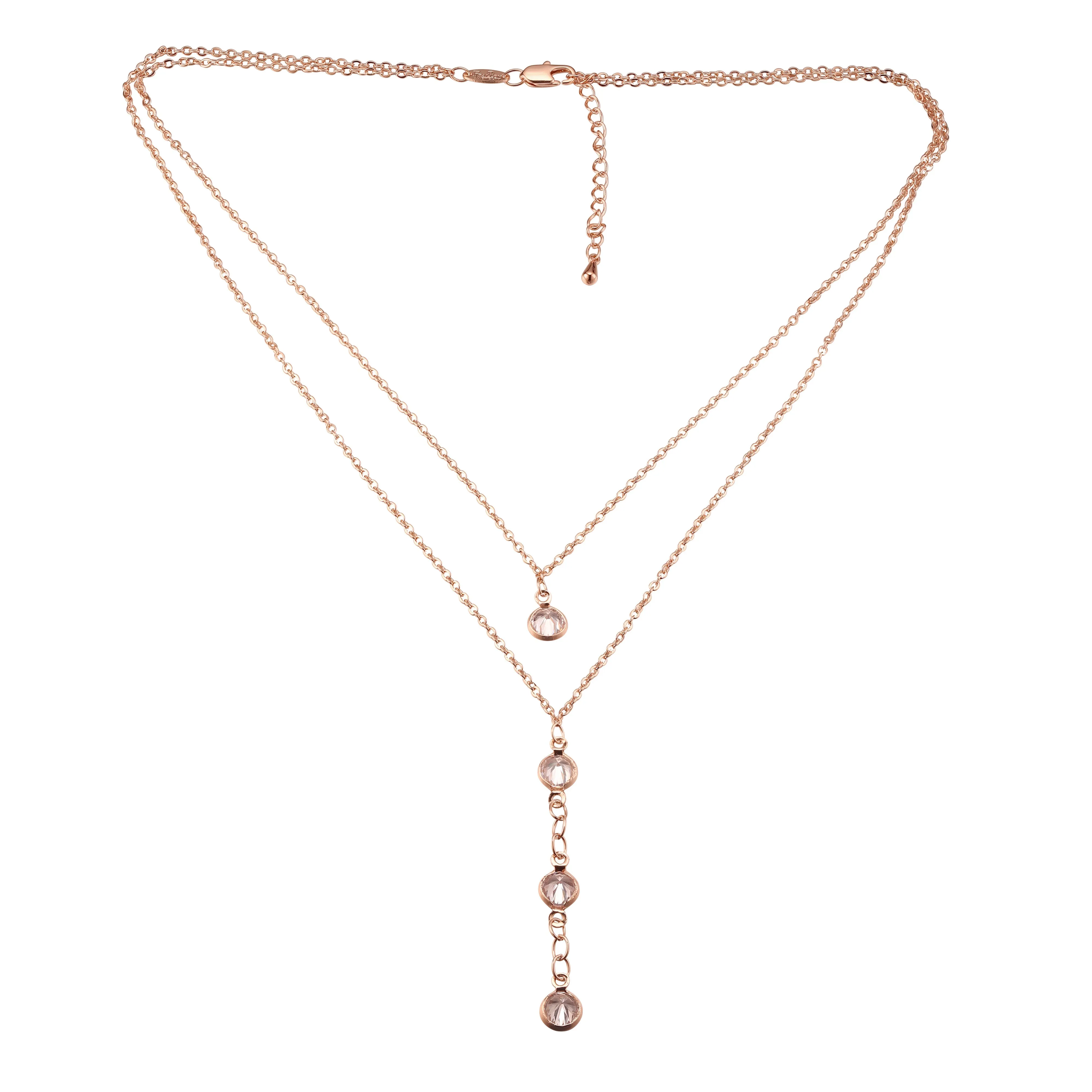 Rose Gold cable link necklaces