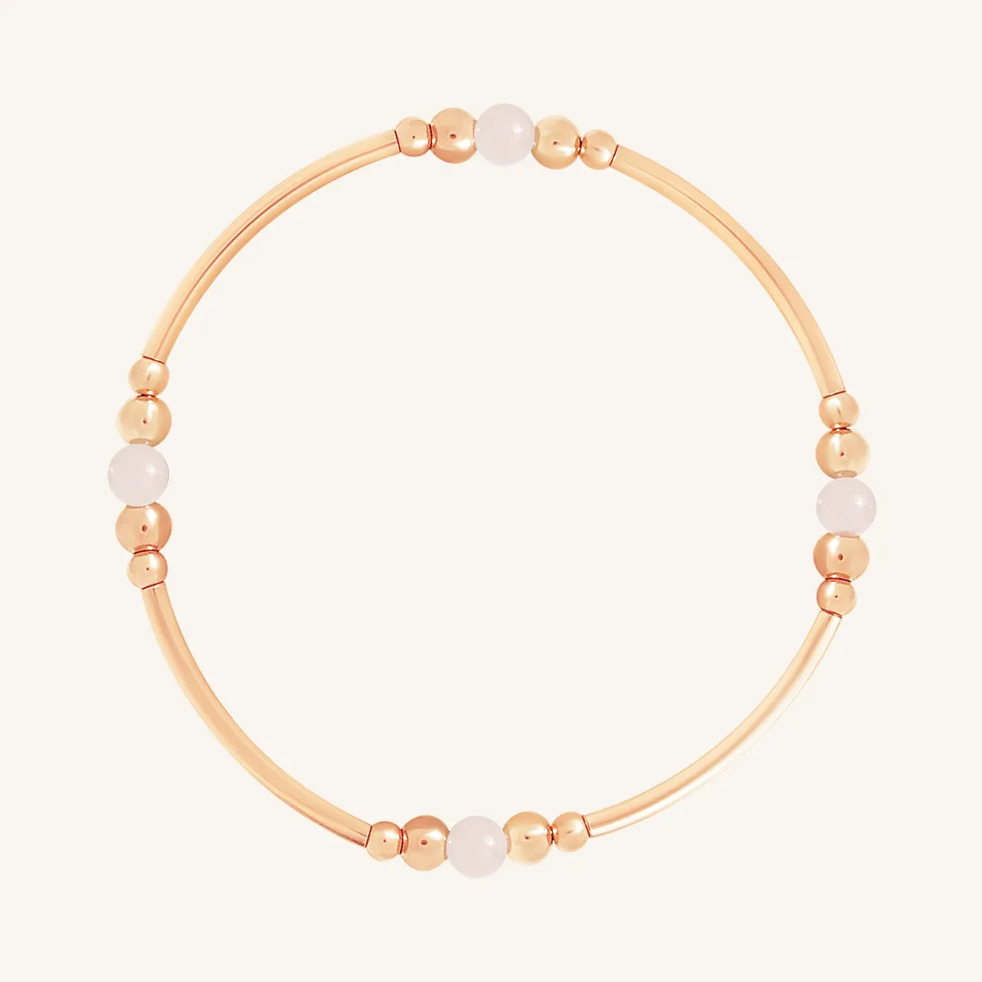 Rose Quartz Ava Bracelet - Stone of Love