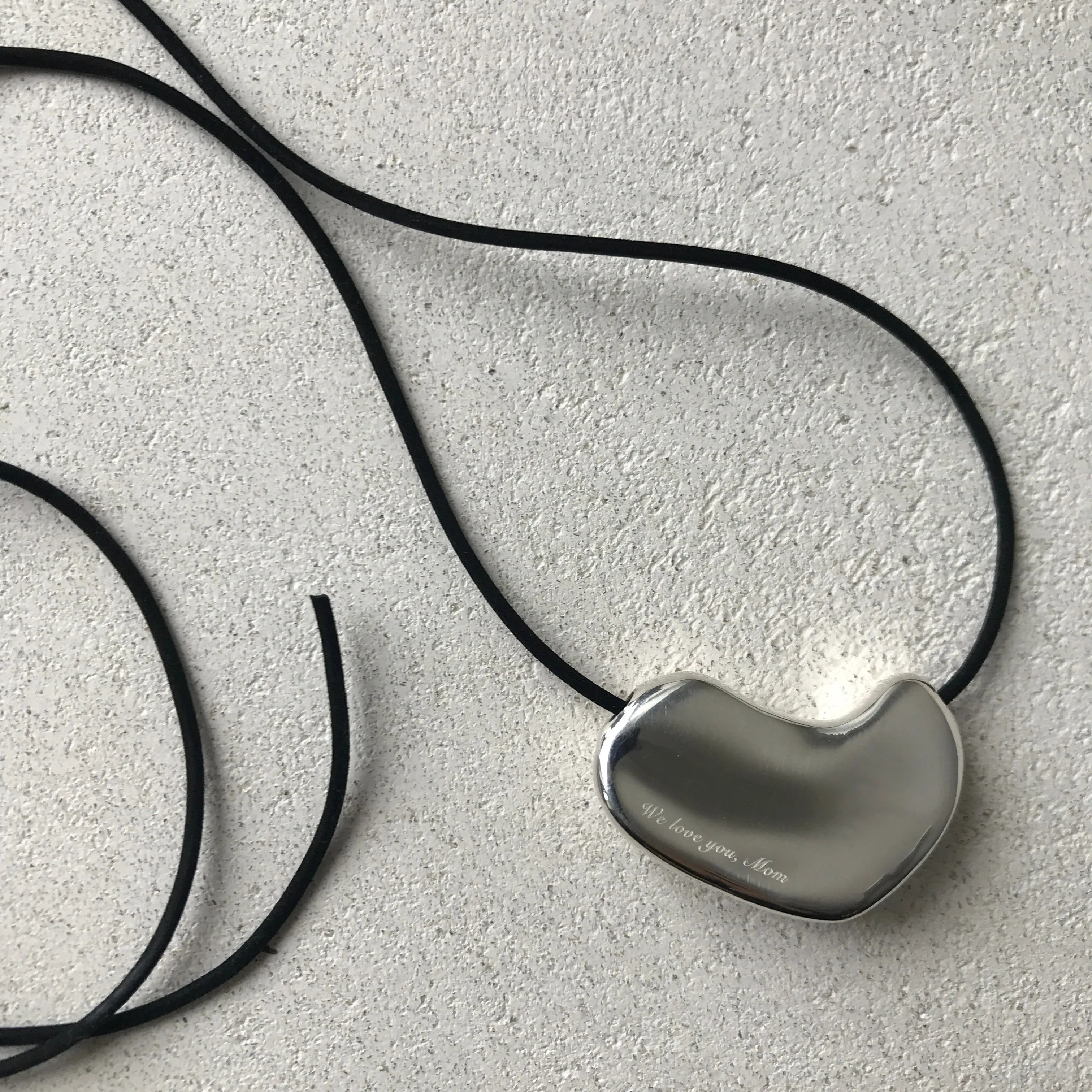 Sculpted Heart Pendants Set