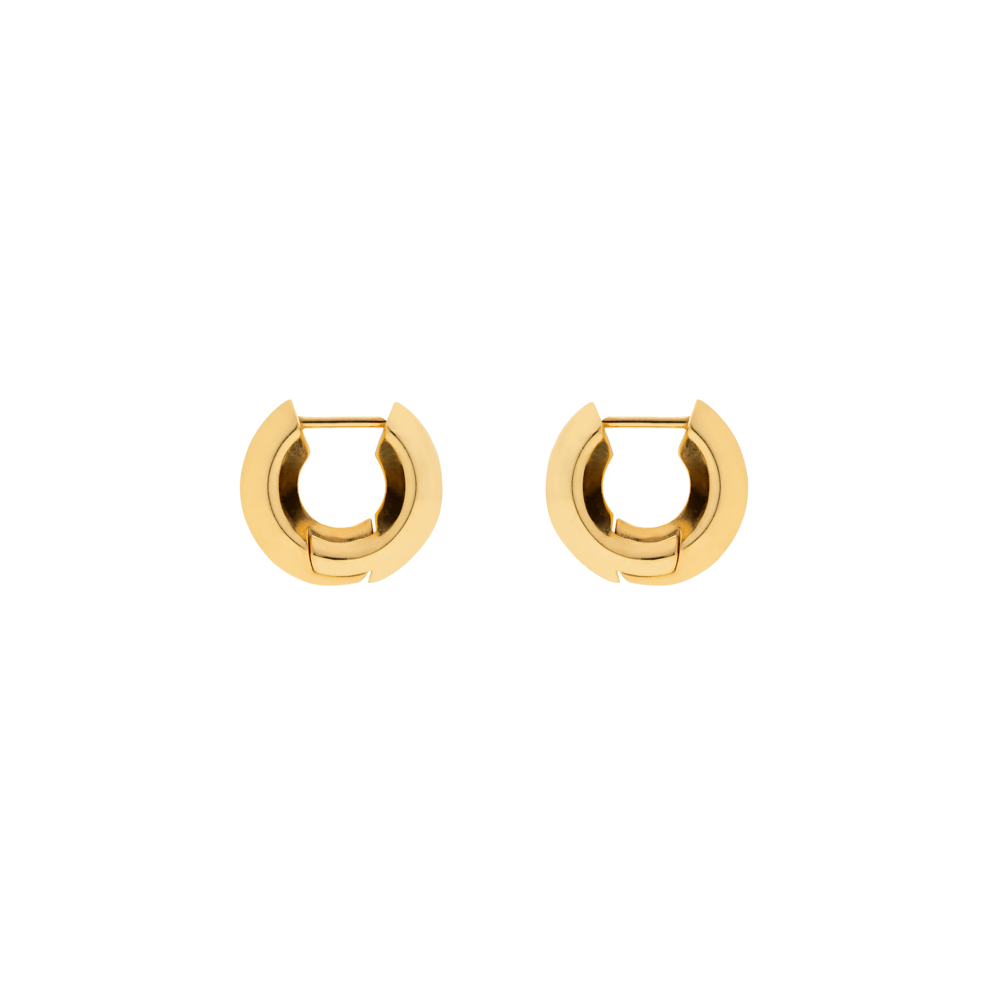 Sculptura circle earrings