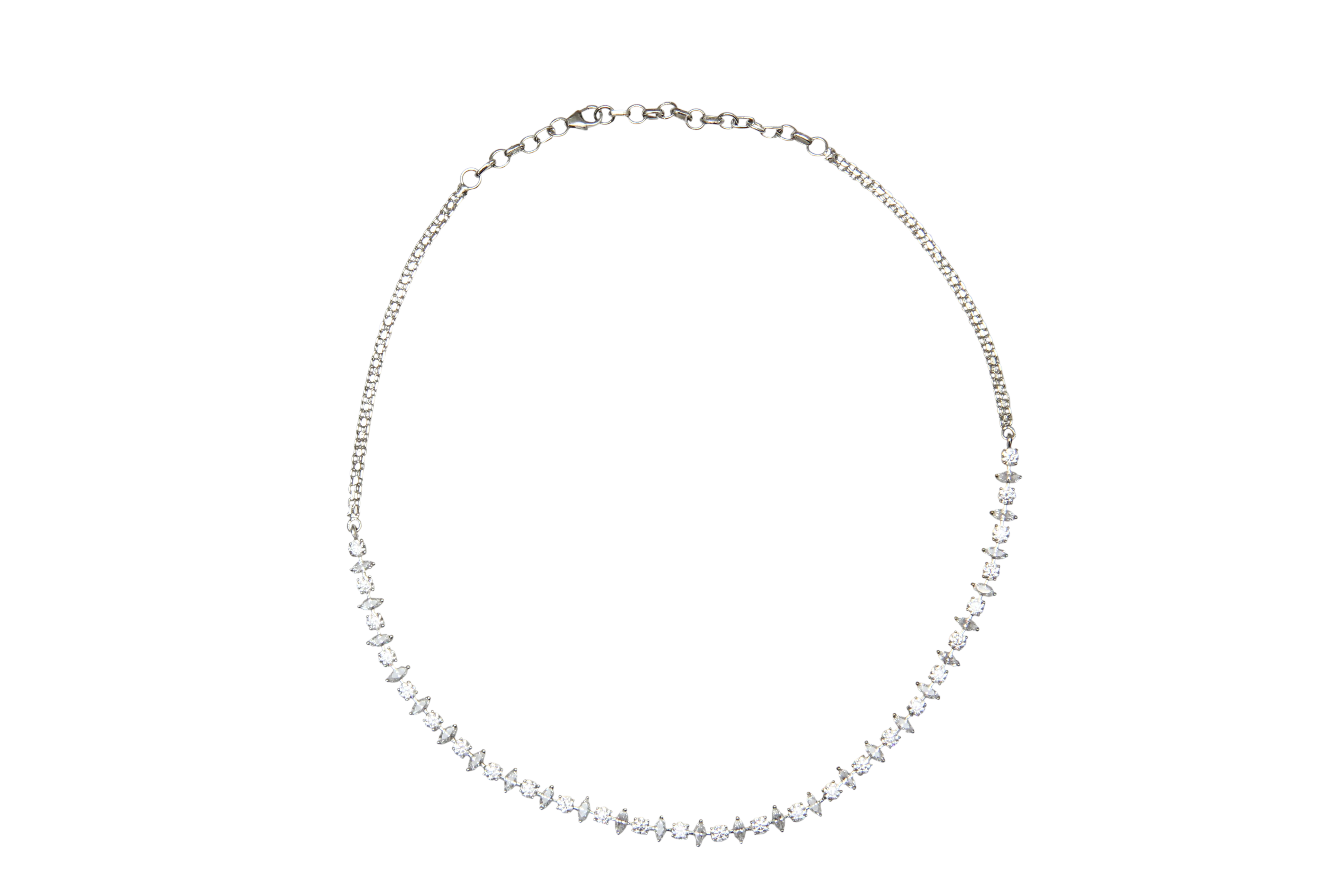 Silver Swarovski Necklace