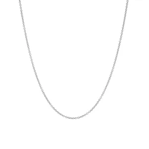 Simple Sterling Silver Rolo Chain Necklace 14 inch - 20 inch