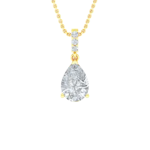 Solitaire pendant necklace