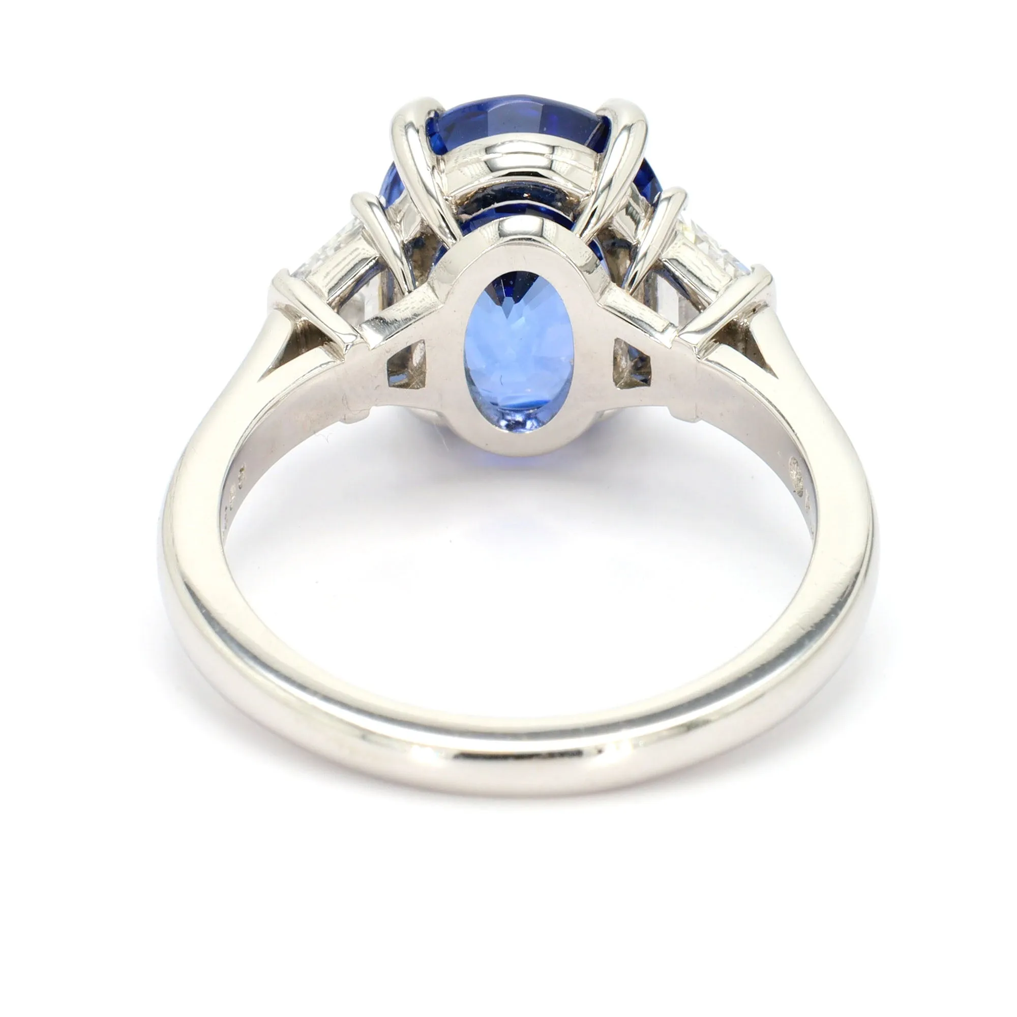 Sri Lankan Sapphire and Diamond Ring