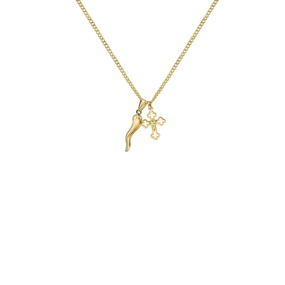 THE CORNICELLO CROSS NECKLACE