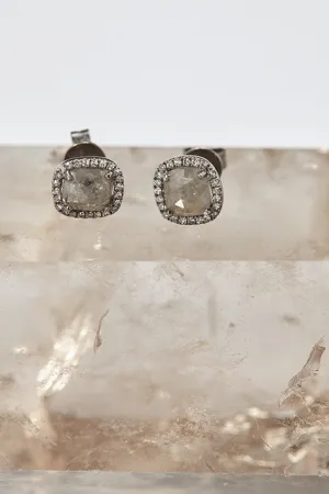 The Rough Cut Diamond Earrings