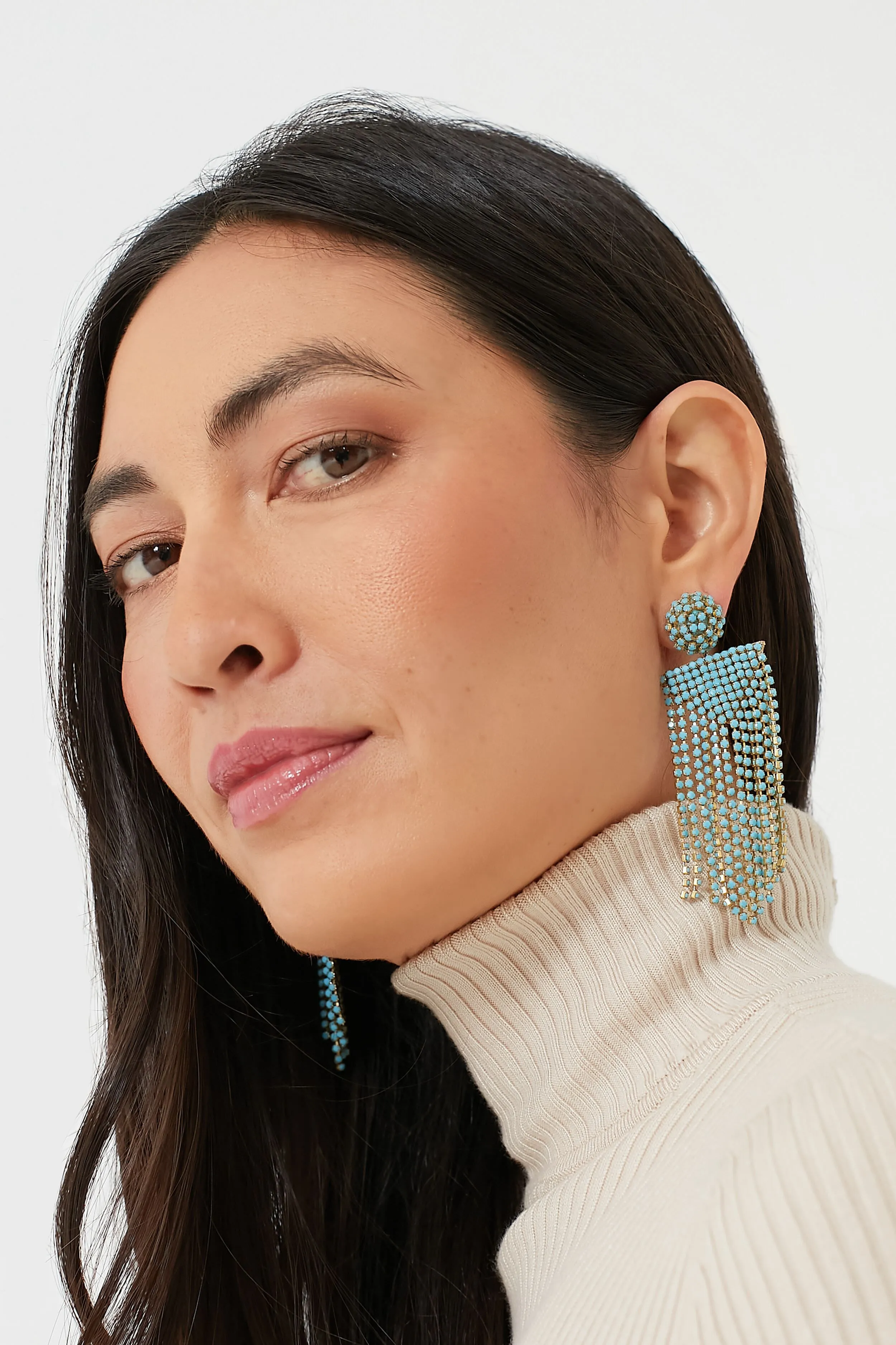 Turquoise Fanning Earrings