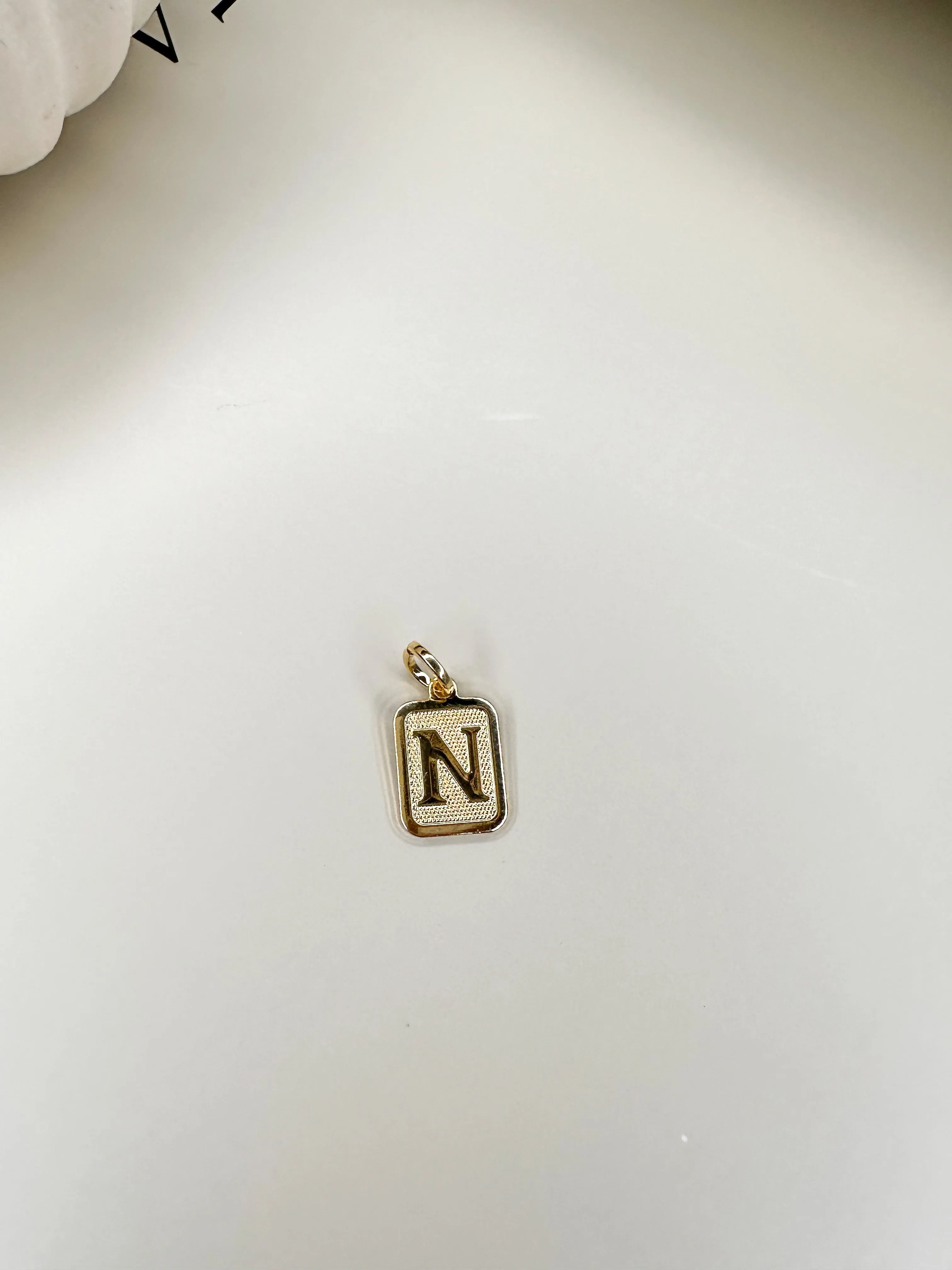 Velani Jewelry Initial Letter Pendants