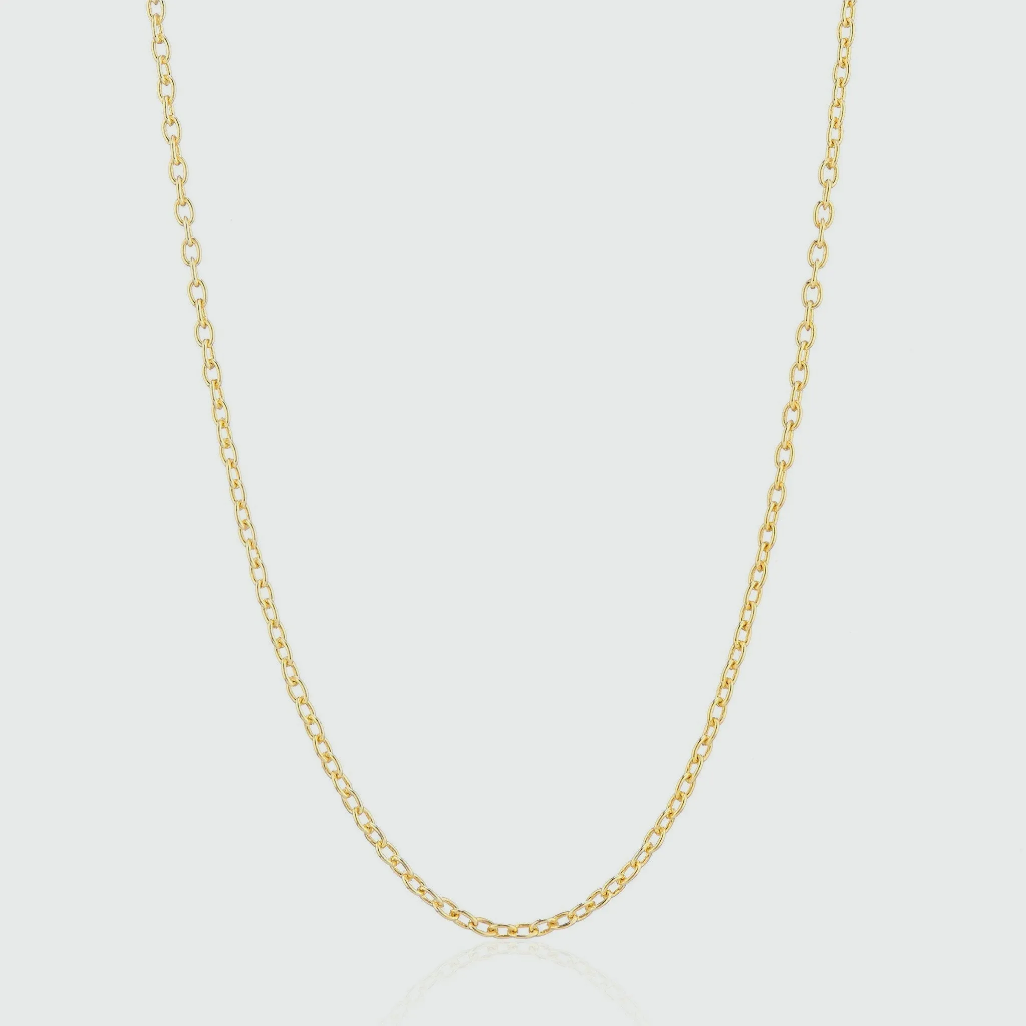 Victoria Yellow Gold Vermeil Trace Chain