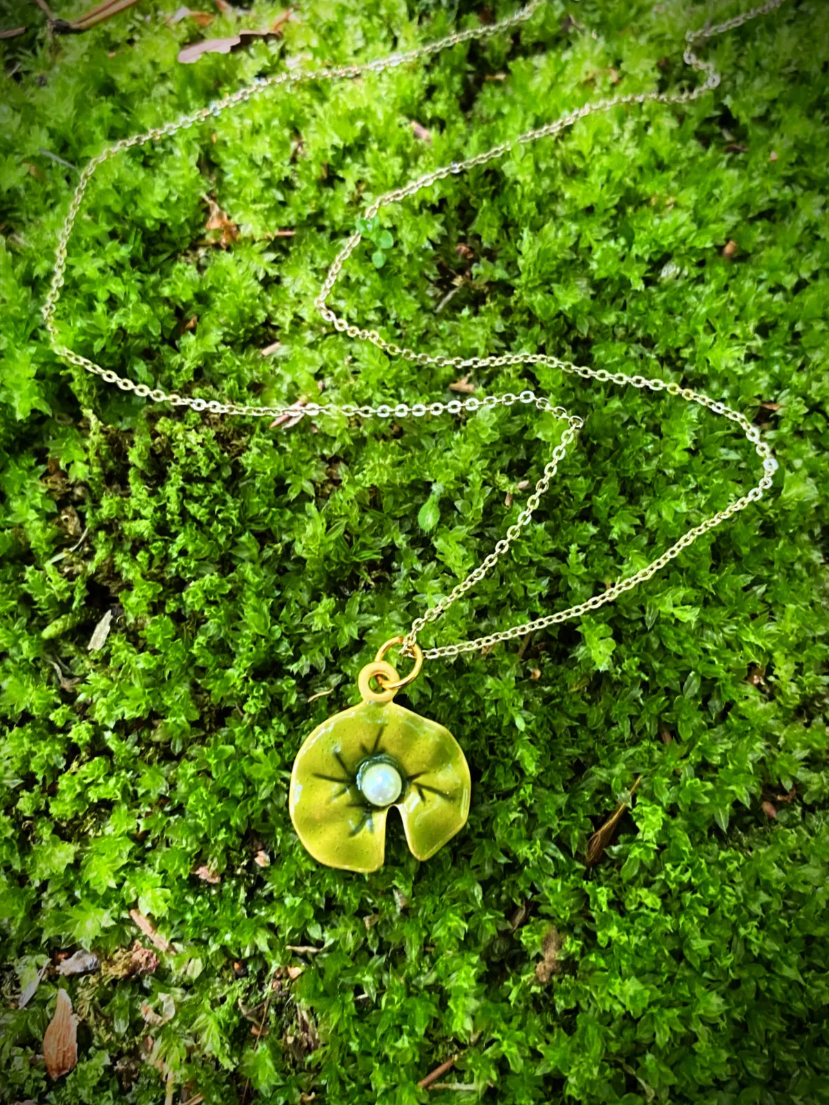 Water Lily Necklace by Museum Reproductions