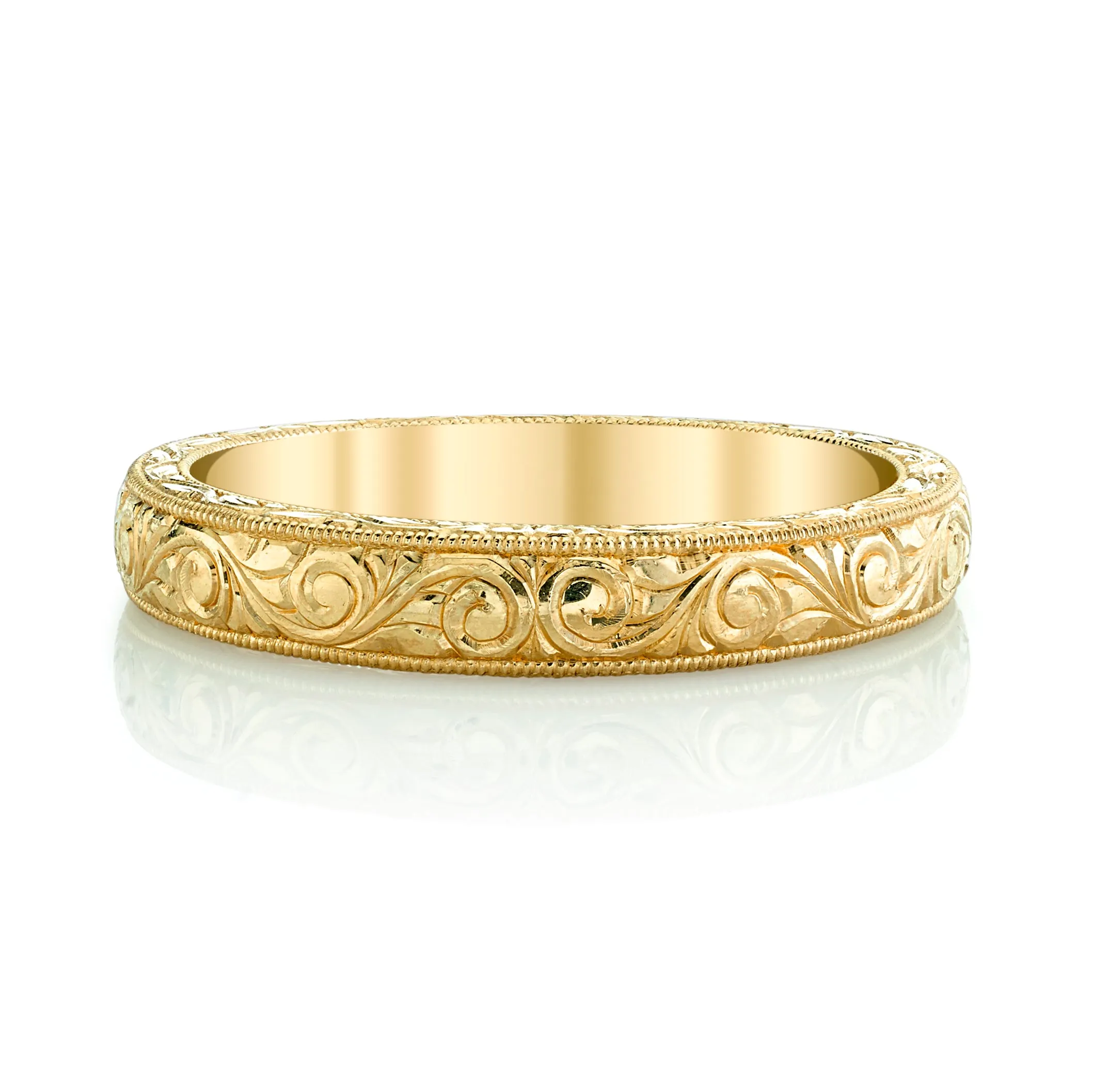 Women's Vintage Style Wedding Band