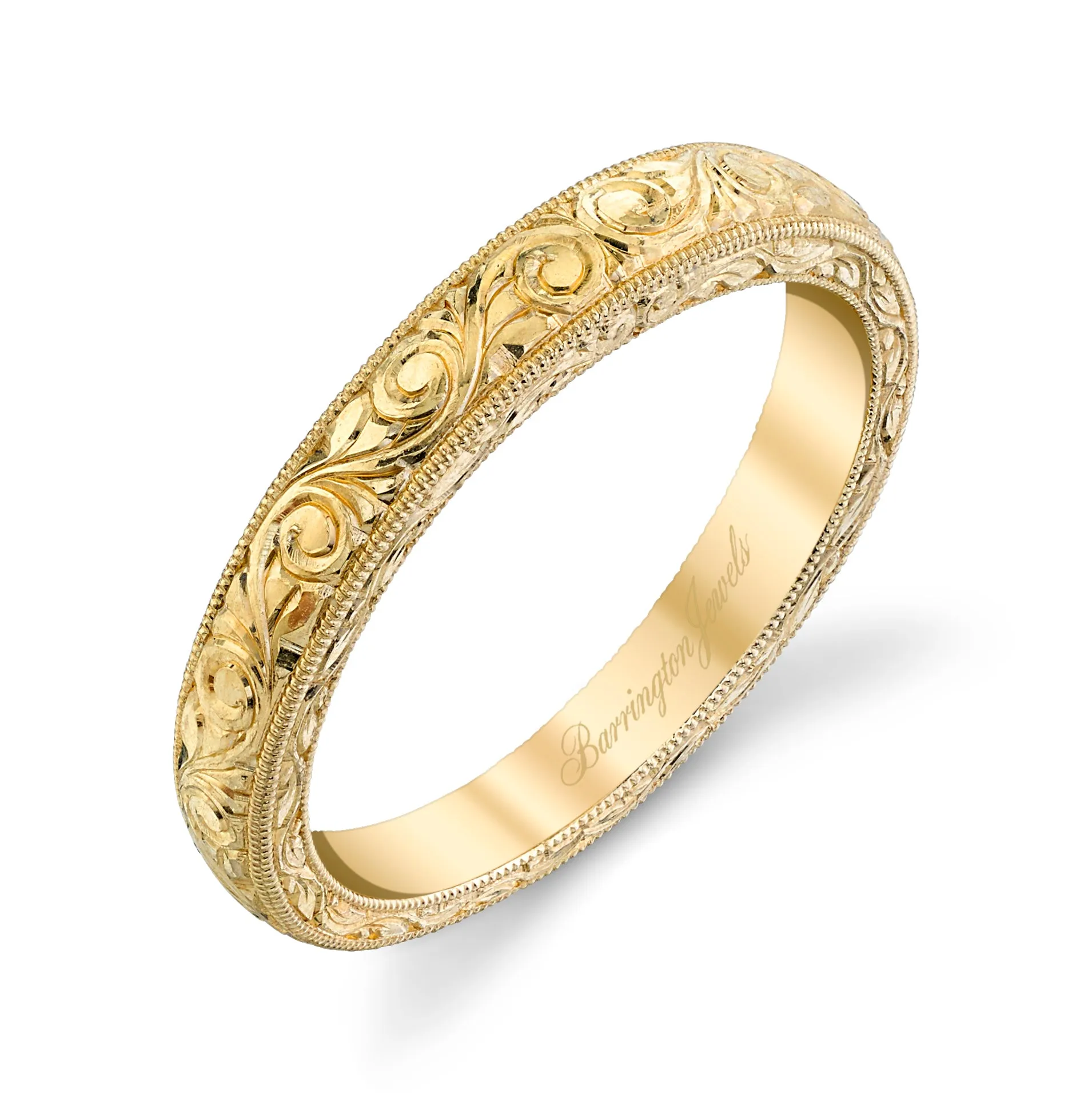 Women's Vintage Style Wedding Band